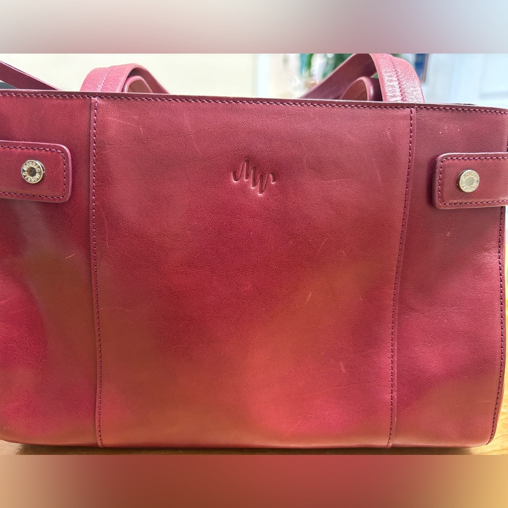 Monsac Women’s Purse. Cranberry color. Good condition.